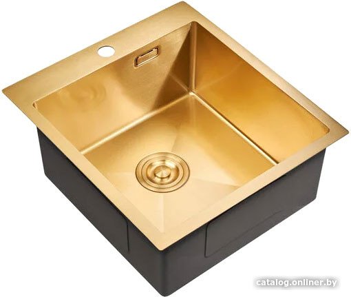 Кухонная мойка Milacio Denia 46 Steel MC.77478 (золотой)