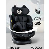 Детское автокресло Pituso Weby 966i-Black