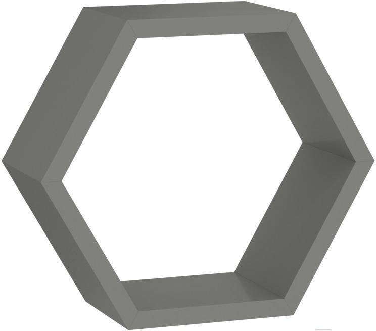 

Полка Domax FHS 300 Hexagonal Shelf SZ / 67702 300x260x115x18 (серый)