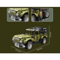 Конструктор Zhe Gao GZ6235 Внедорожник Jeep Wrangler на радиоуправлении