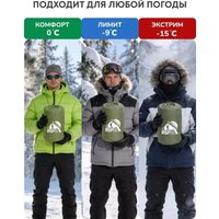 Спальный мешок RSP Outdoors Lager 450 L (оливково-зелёный, 220x75см, молния слева)
