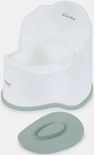 

Детский горшок MOWbaby Potty MB083902 (белый/оливковый)