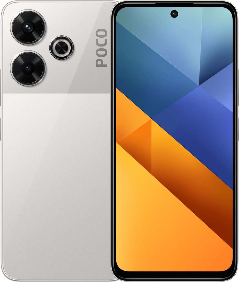 

Телефон POCO M6 8GB/256GB с NFC международная версия (серебристый)