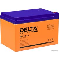 Аккумулятор для ИБП Delta GEL 12-15 (12В/15 А·ч)