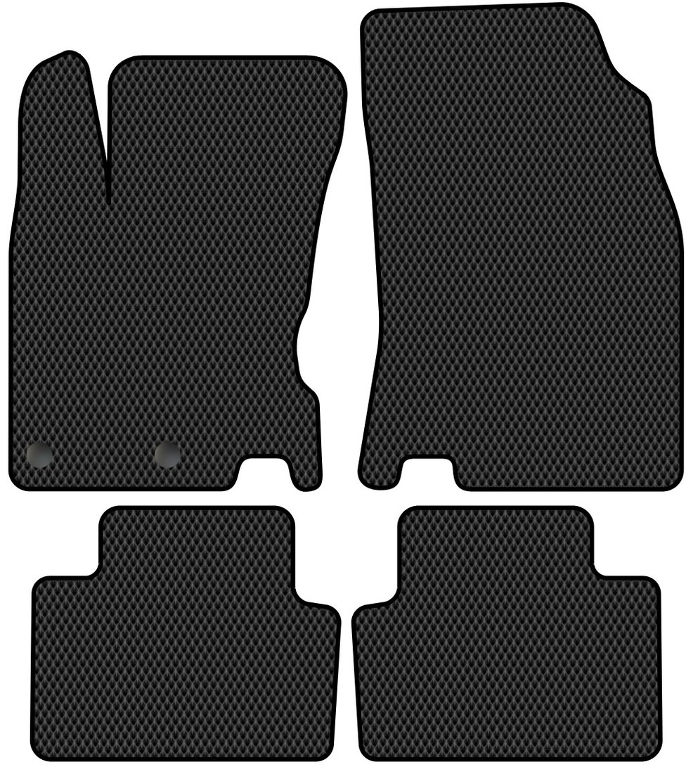 

Комплект ковриков для авто Alicosta Nissan Qashqai II (suv / J11 Япония) 2013 - 2016 (черный, ромб)