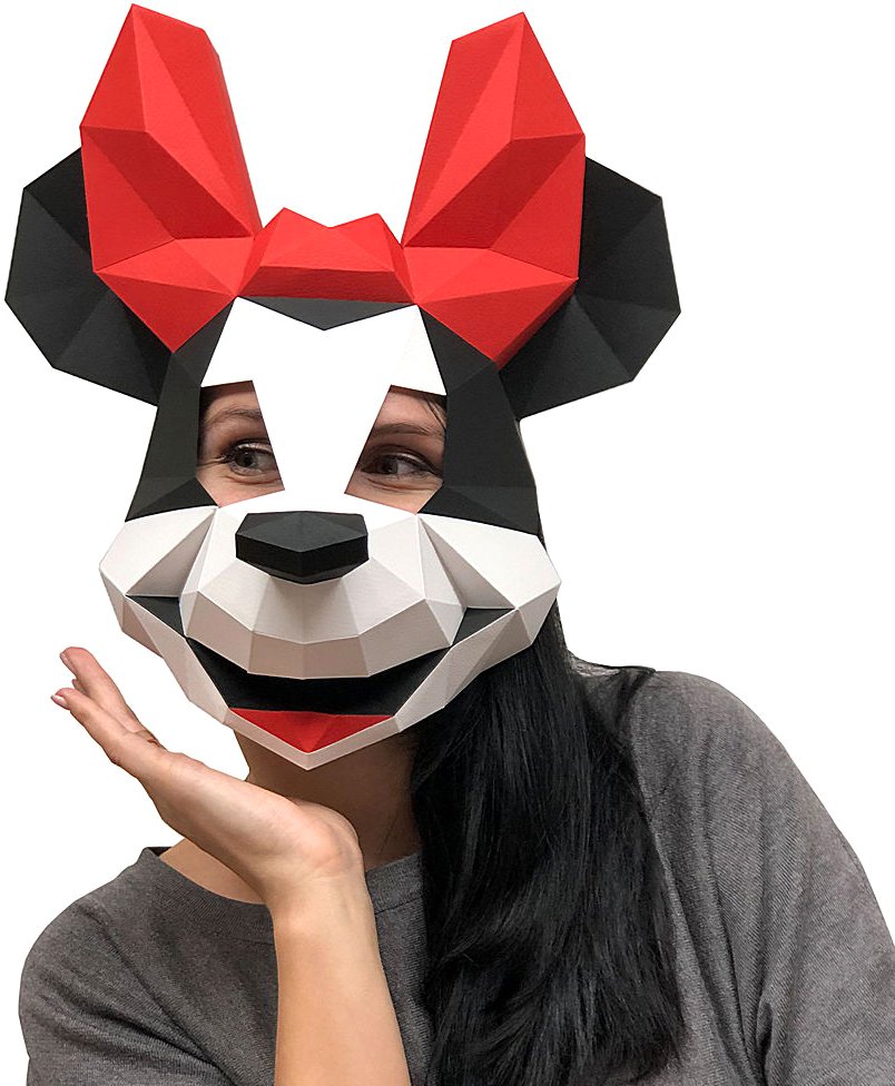 

PaperCraft PAPERRAZ Маска Минни Маус