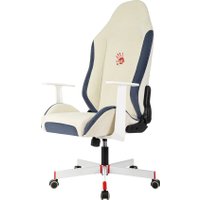 Игровое (геймерское) кресло A4Tech Bloody GC-830 (белый/синий)