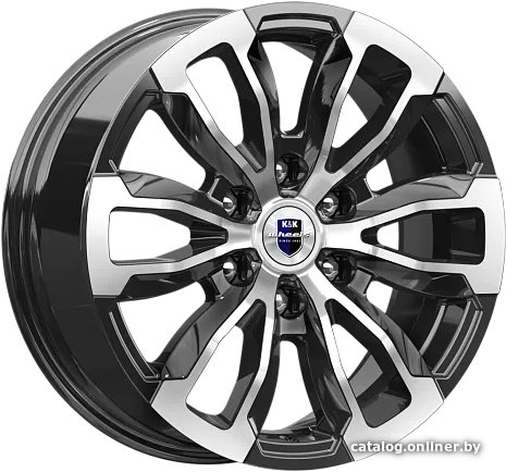 Литые диски K&K Меконг 18x7.5" 6x139.7мм DIA 100.1мм ET 36мм Алмаз черный