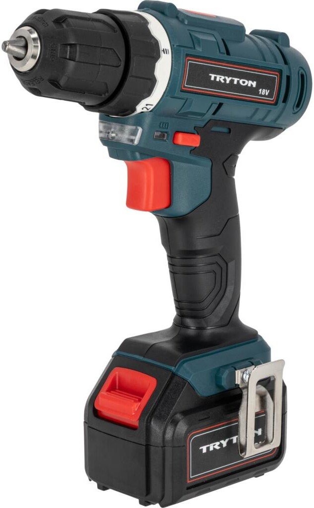 Дрель-шуруповерт Tryton TFV18 (с 1-им АКБ, кейс)