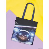 Сумка шоппер JoyArty Кот космонавт bsh_25244