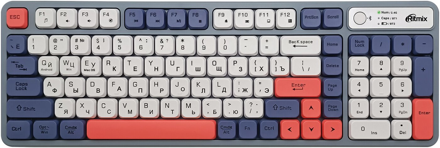 Клавиатура Ritmix RKB-504W