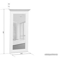 Зеркало Woodcraft Инсбрук-1 (белый)