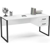 Стол Soma Slava 160x66 (белый/черный)