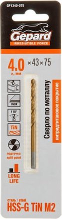 

Сверло Gepard GP1340-075