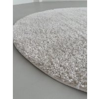 Ковер для жилой комнаты LAXMI Fluffy 01 круг (2x2, White)