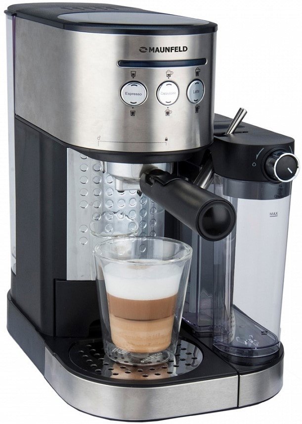 

Рожковая кофеварка MAUNFELD MF-720S Pro