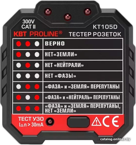 Тестер КВТ KT105D