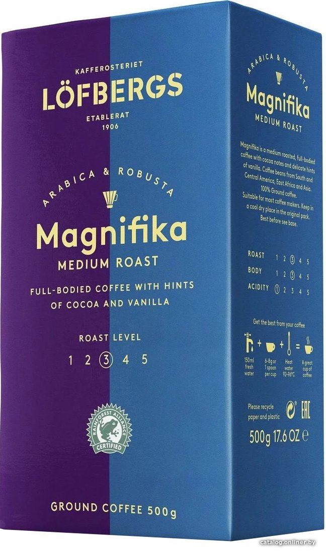 Кофе Lofbergs Magnifika молотый 500 г
