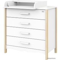 Комод Атон Мебель Felix (белый/натуральный)