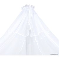 Балдахин на кроватку Alis Микросетка (4 м, белый)