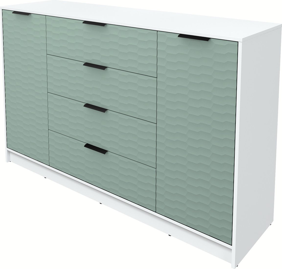 

Тумба Интерлиния Концепт Зодиак КТ-Т160 (белый платинум/мята)