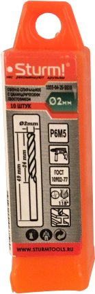 

Набор сверл Sturm 1055-04-2S-SS10 (10 шт)