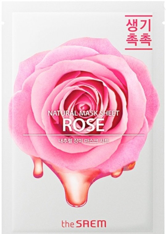 

The Saem Маска для лица тканевая Natural Rose (21 мл)