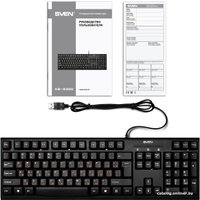 Клавиатура SVEN KB-S300 (черный)