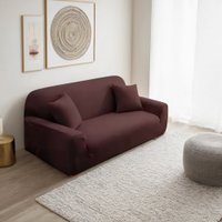 Чехол для дивана Mio Tesoro 245-300см + наволочка ALZH06204 (коричневый)