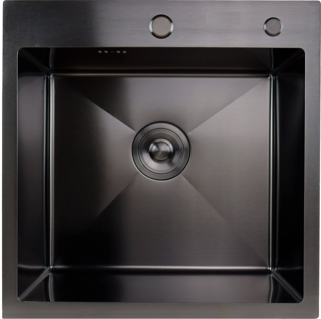 

Кухонная мойка Berge 5050 premium Nano Black (черный)