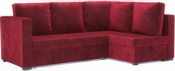 

Угловой диван Мебель-АРС Мансберг (бархат красный Star Velvet 3 Dark Red)