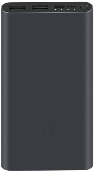

Внешний аккумулятор Xiaomi Mi Power Bank 3 PLM13ZM 10000mAh (черный)