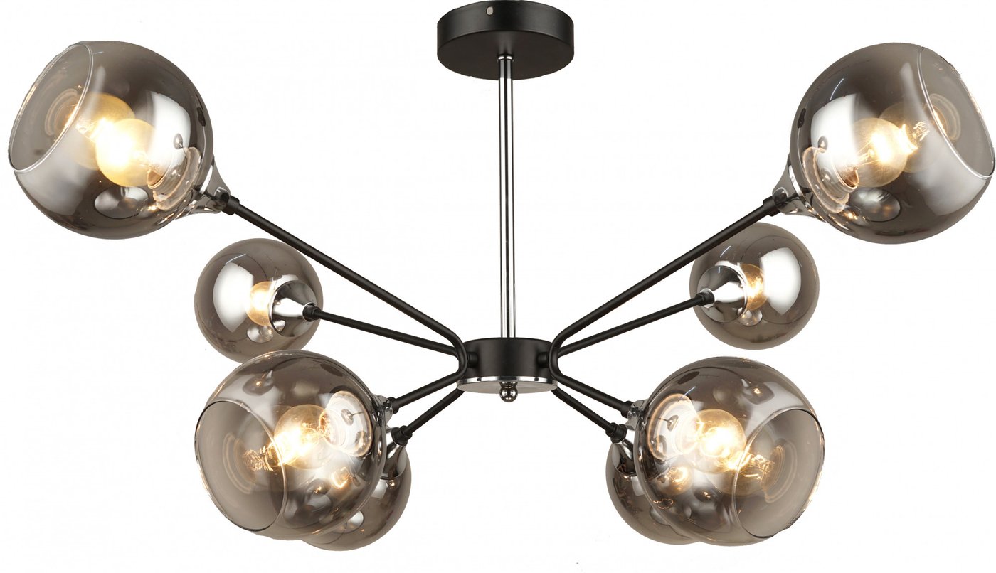 

Люстра средней высоты Mirastyle SX-N-8326/8 BK+CH