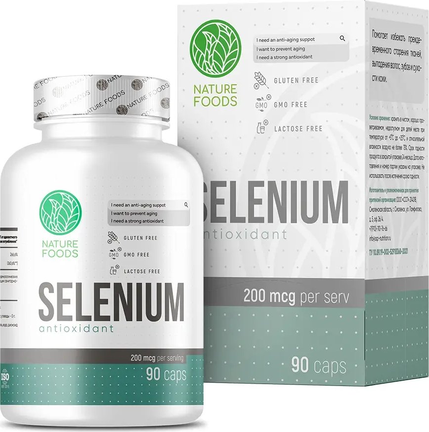 

БАД Nature Foods Selenium
