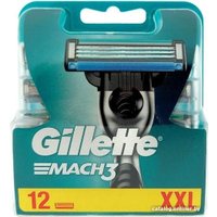 Сменные кассеты для бритья Gillette Mach3 (12 шт) 7702018565719