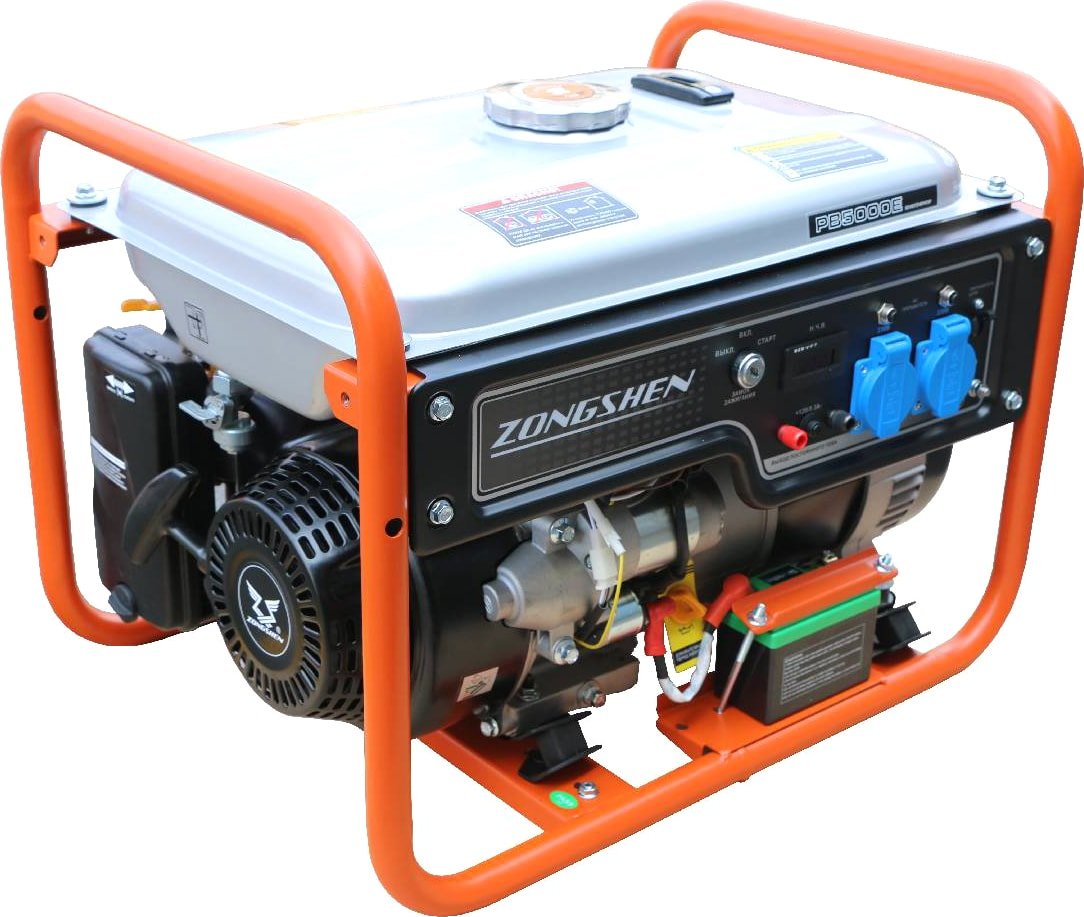

Бензиновый генератор Zongshen PB 5000 E