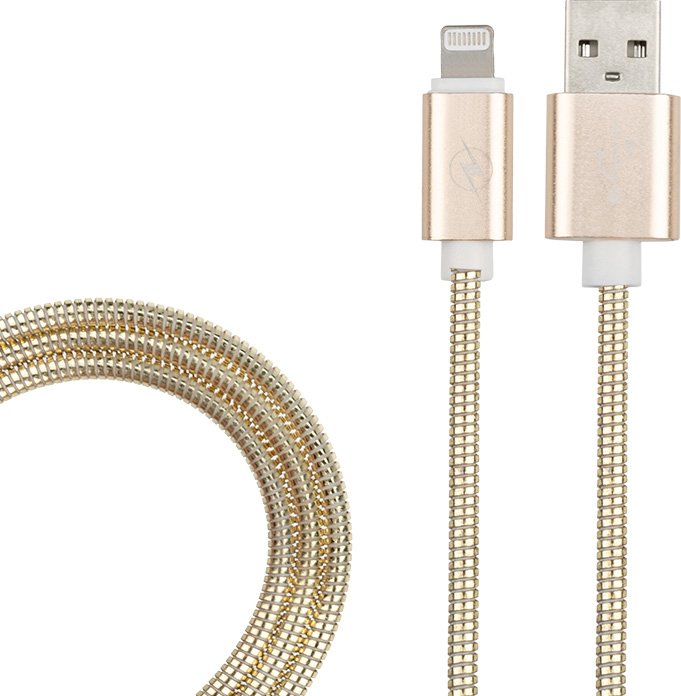 

Кабель Rexant 18-4249 USB Type-C - Lighting (1 м, золотистый)