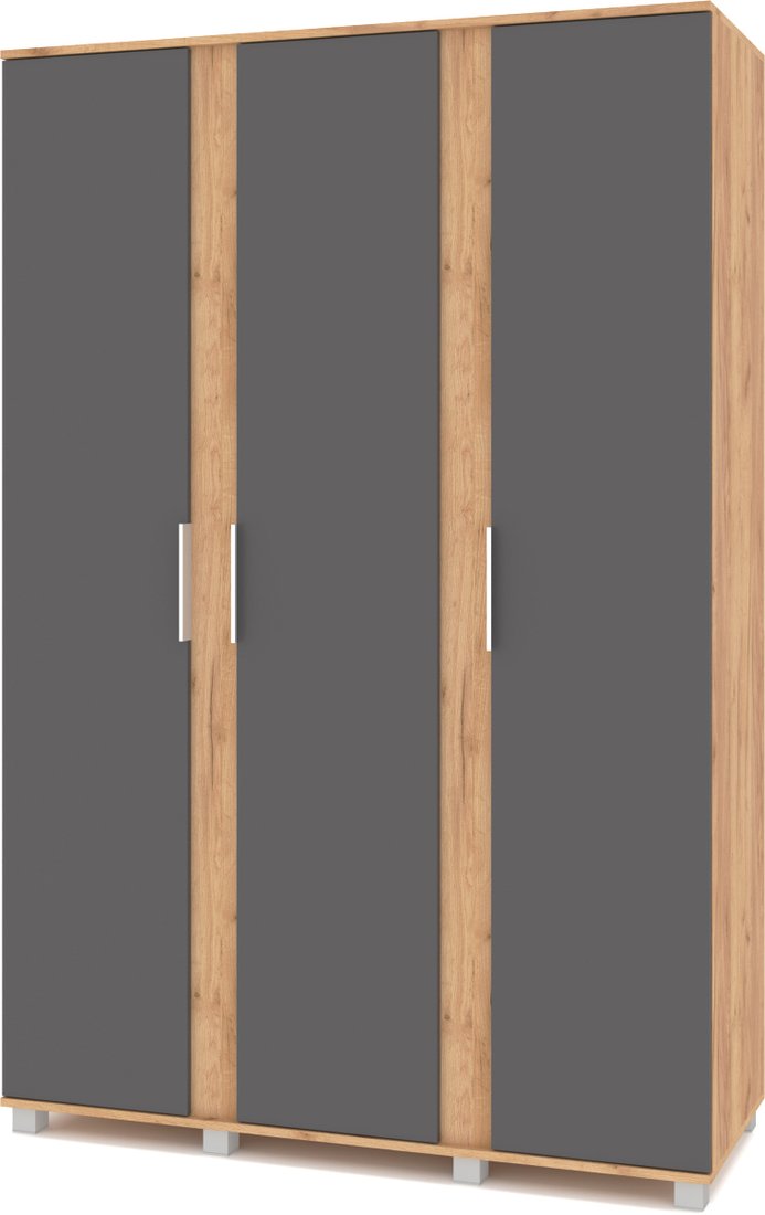 

Шкаф распашной Modern Пандора П31 (золотой дуб/графит)