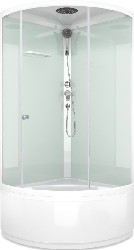 

Душевая кабина Domani-Spa Simple High 90x90 (прозрачное стекло/белый)