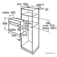 Электрический духовой шкаф Bosch HBA43T150E