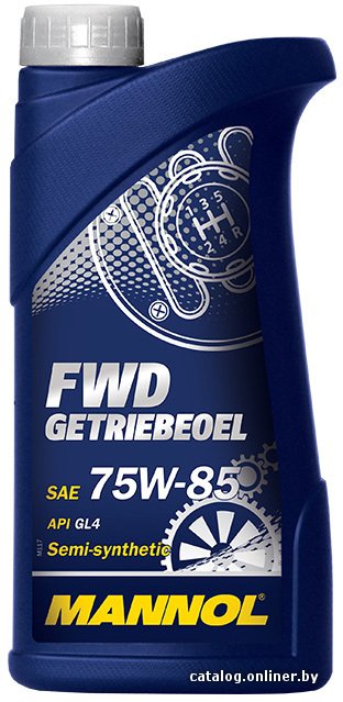 Трансмиссионное масло Mannol FWD Getriebeoel 75W-85 API GL 4 1л