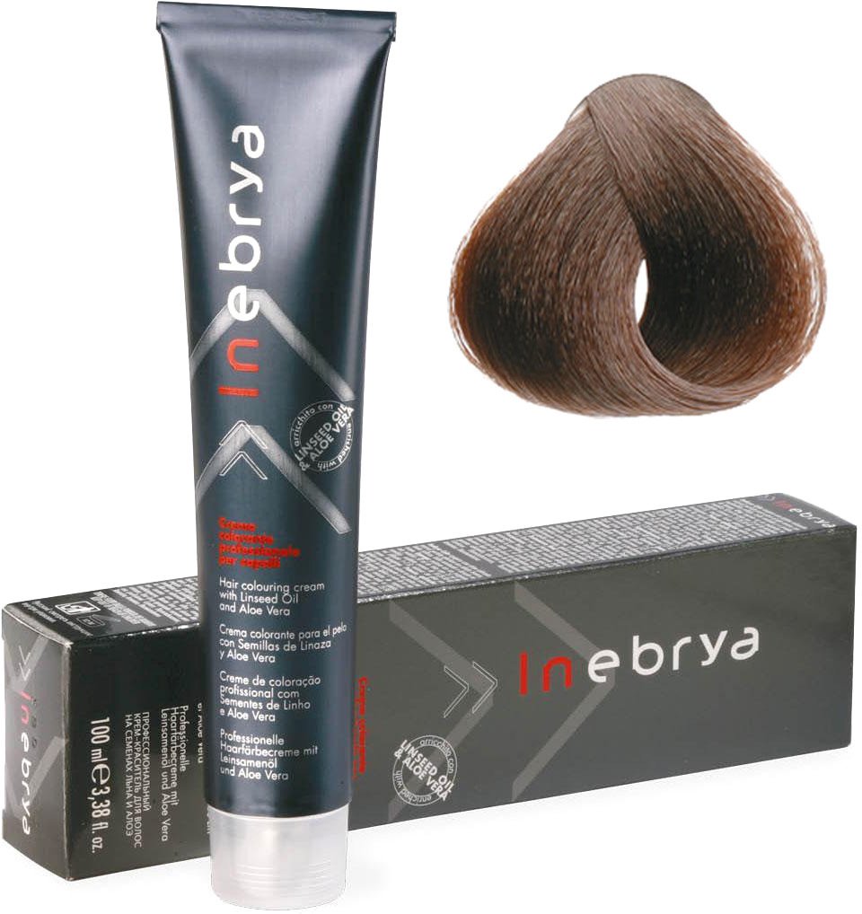

Крем-краска для волос Inebrya Color 5/3 светлый каштан золотистый