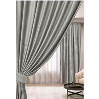 Штора Mio Tesoro Velvet 1.5x2.6 м (светло-серый)