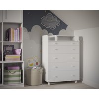 Детский комод Incanto Oskar V 800/5 PK-0004/0 (белый)