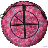 Тюбинг Emi Filini Design Lux 110 см (розовые сердечки)