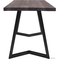 Кухонный стол Buro7 Уиллис 150 (классика, дуб мореный/черный)