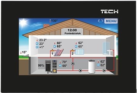 

Терморегулятор Tech ST-281C (черный)