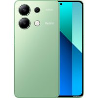 Телефон Xiaomi Redmi Note 13 8GB/512GB с NFC международная версия (мятно-зеленый) и Xiaomi Smart Plug 2 Wi-Fi по акции