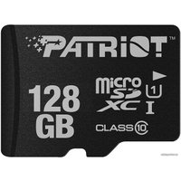 Карта памяти Patriot microSDXC LX Series (Class 10) 128GB + адаптер [PSF128GMCSDXC10]