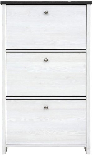 Тумба для обуви Black Red White Порто SFB3B (джанни/сосна ларико)